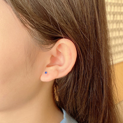[Lumi Jewellery]Delicate Solitaire Earrings