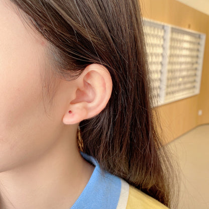 [Lumi Jewellery]Delicate Solitaire Earrings