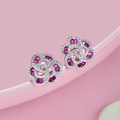 [Lumi Jewellery]Exquisite Flower Shape Daily Earrings