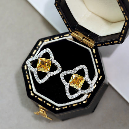 [Lumi Jewellery]Elegant Star Shape Princess Cut Daily Earrings