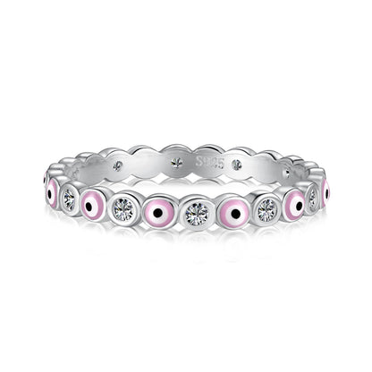 [Lumi Jewellery]Sparkling Vibrant Round Shape Daily Ring