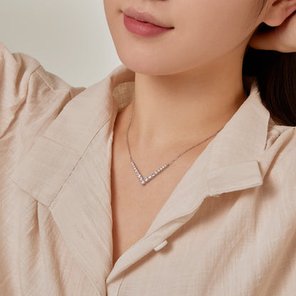 [Lumi Jewellery]Ornate Round Cut Necklace