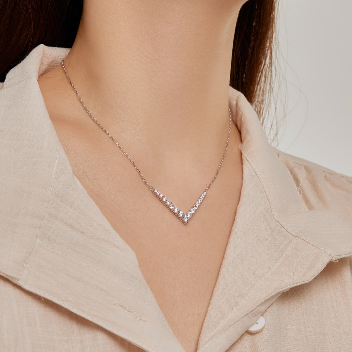 [Lumi Jewellery]Ornate Round Cut Necklace