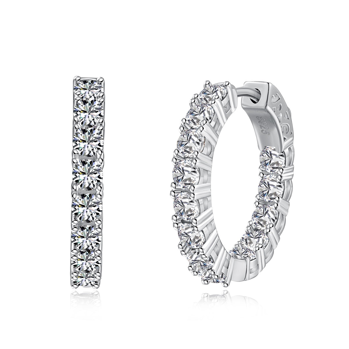[Lumi Jewellery]Unique Round Cut Daily Earrings