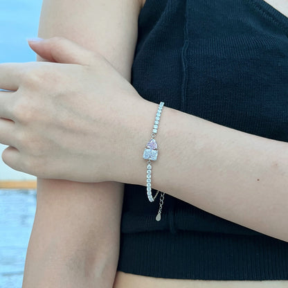 [Lumi Jewellery]Dazzling Unique Multi Shape Lover Bracelet