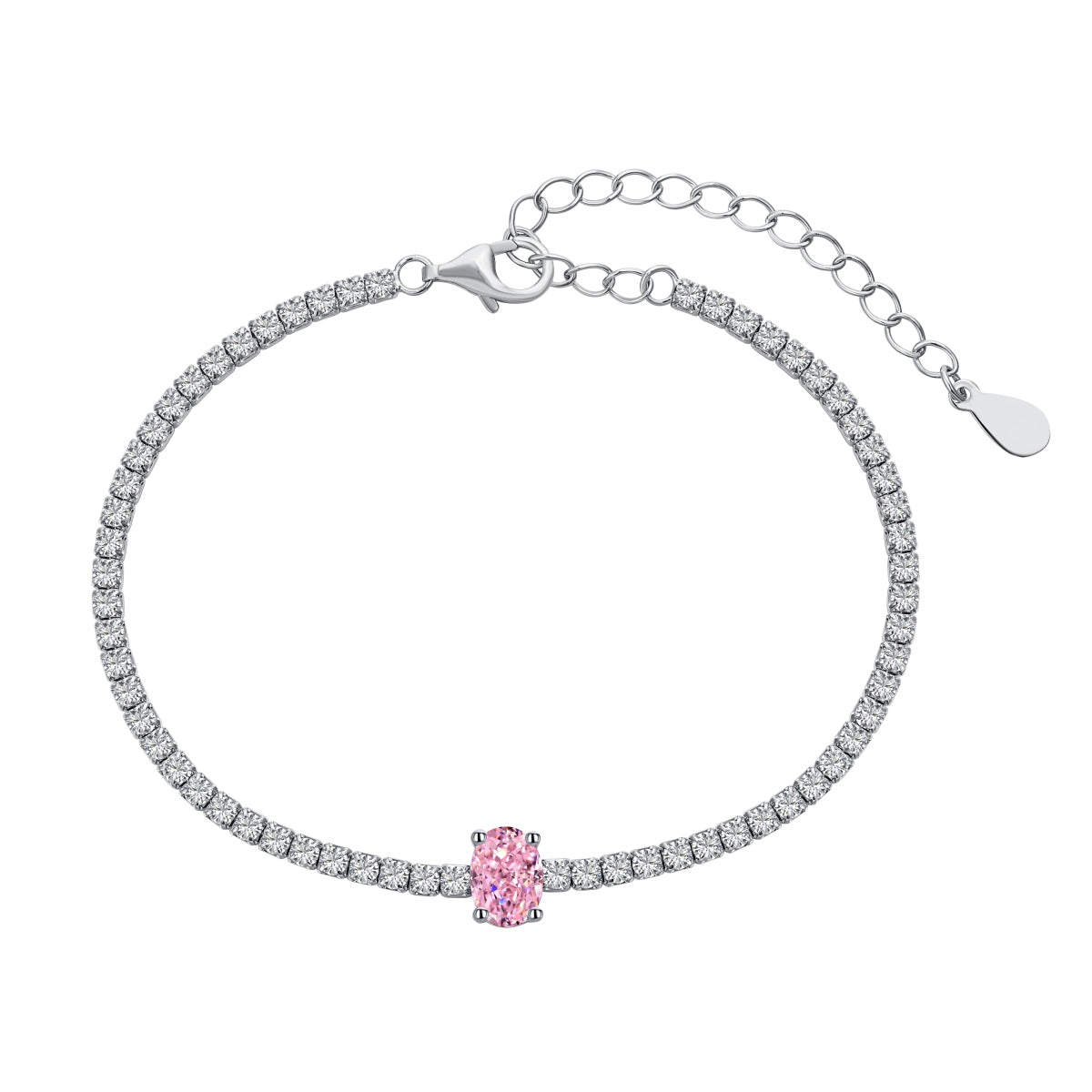[Lumi Jewellery]0.75 Carat Exquisite Oval Cut Daily Bracelet