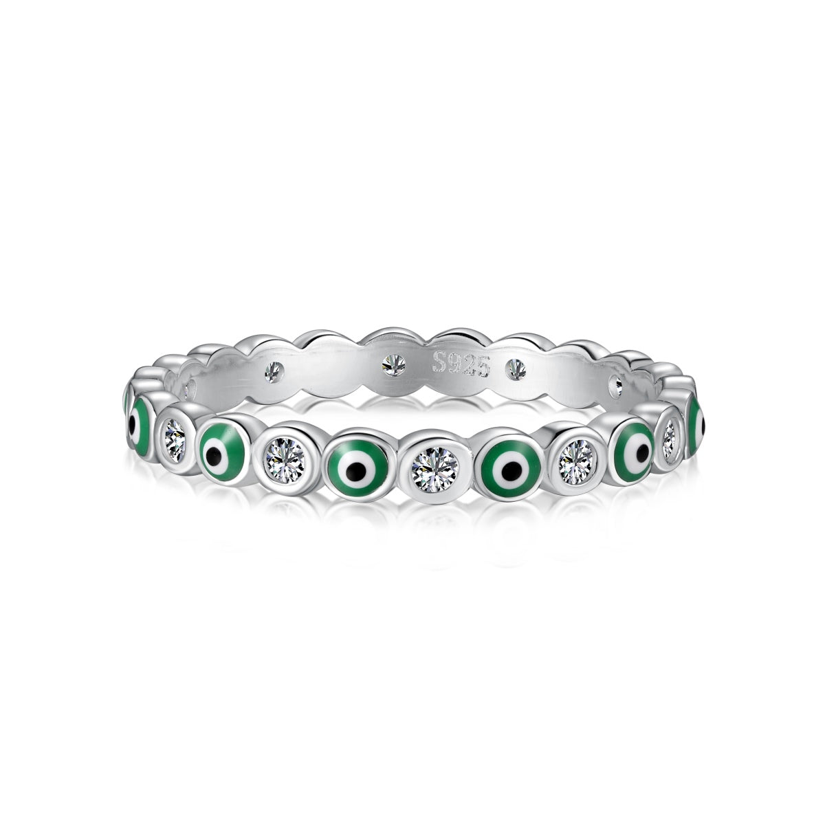 [Lumi Jewellery]Sparkling Vibrant Round Shape Daily Ring