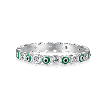 [Lumi Jewellery]Sparkling Vibrant Round Shape Daily Ring