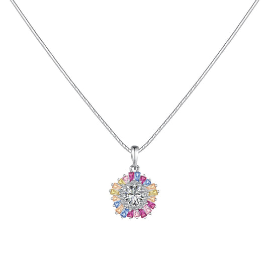 [Lumi Jewellery]Charming Flower Colorful Necklace