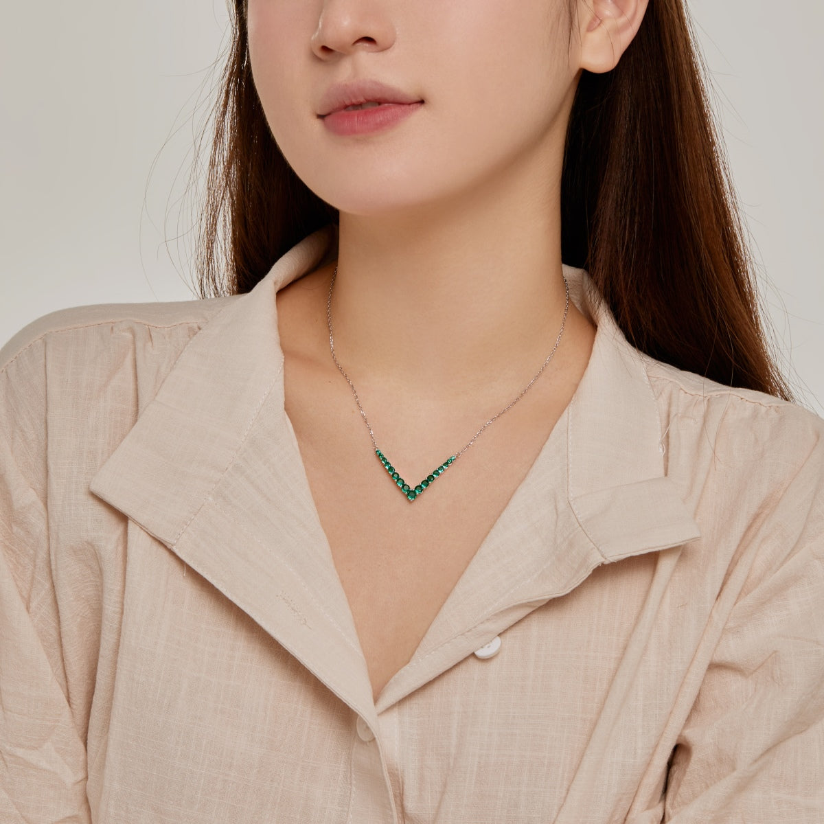 [Lumi Jewellery]Ornate Round Cut Necklace