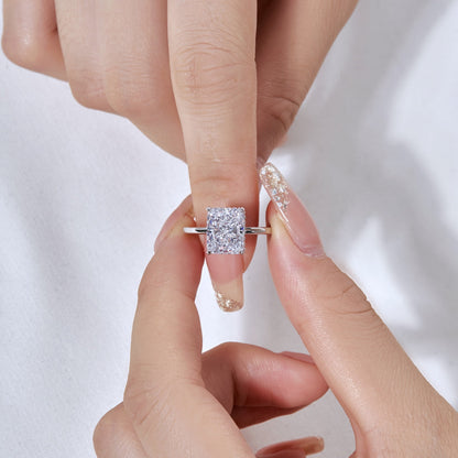 [Lumi Jewellery]4.0 Carat Ornate Enchanting Radiand Cut Banquet Ring