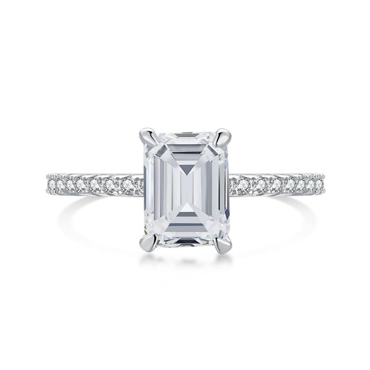 [Lumi Jewellery]2.0 Carat Scintillating Ornate Radiant Cut Party Ring