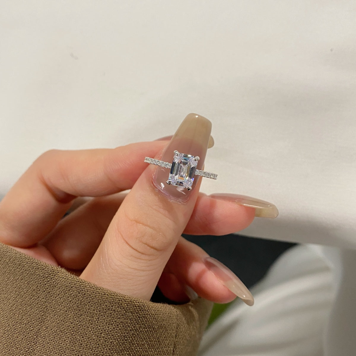 [Lumi Jewellery]2.0 Carat Scintillating Ornate Radiant Cut Party Ring