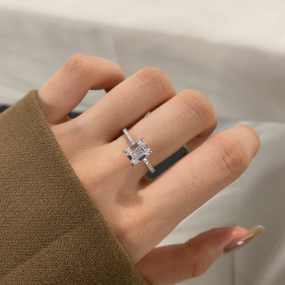 [Lumi Jewellery]2.0 Carat Scintillating Ornate Radiant Cut Party Ring
