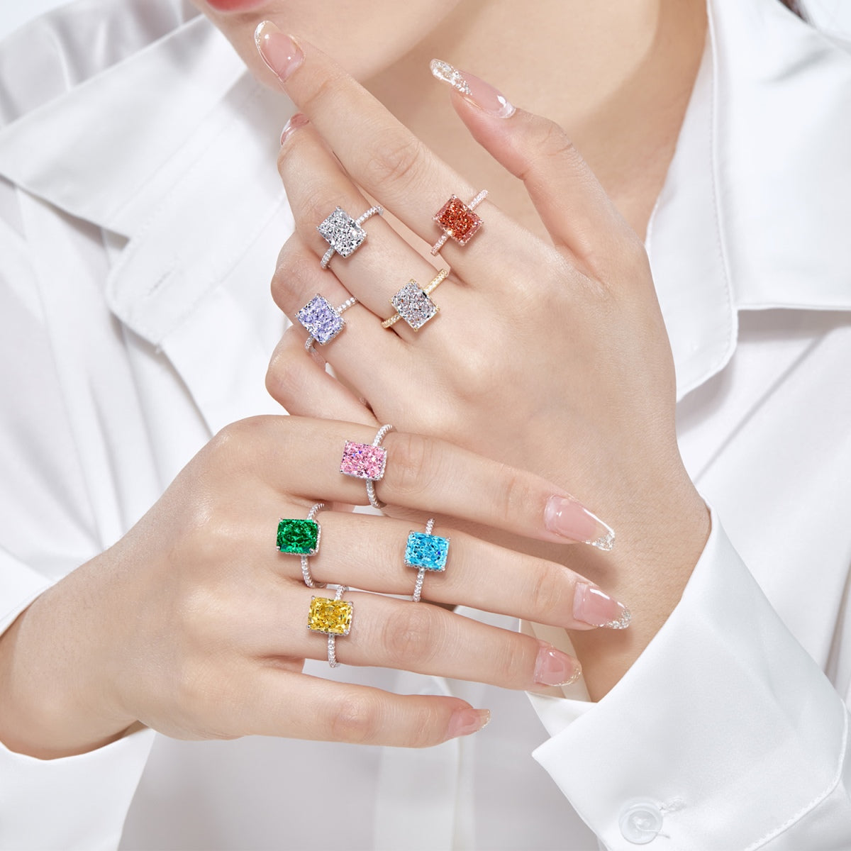 [Lumi Jewellery]4.0 Carat Luxurious Engagement Ring