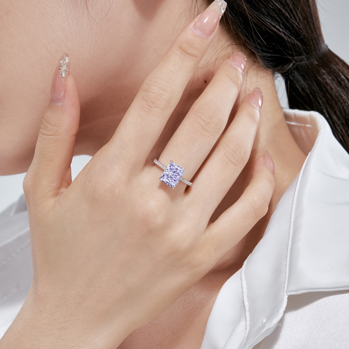[Lumi Jewellery]4.0 Carat Luxurious Engagement Ring