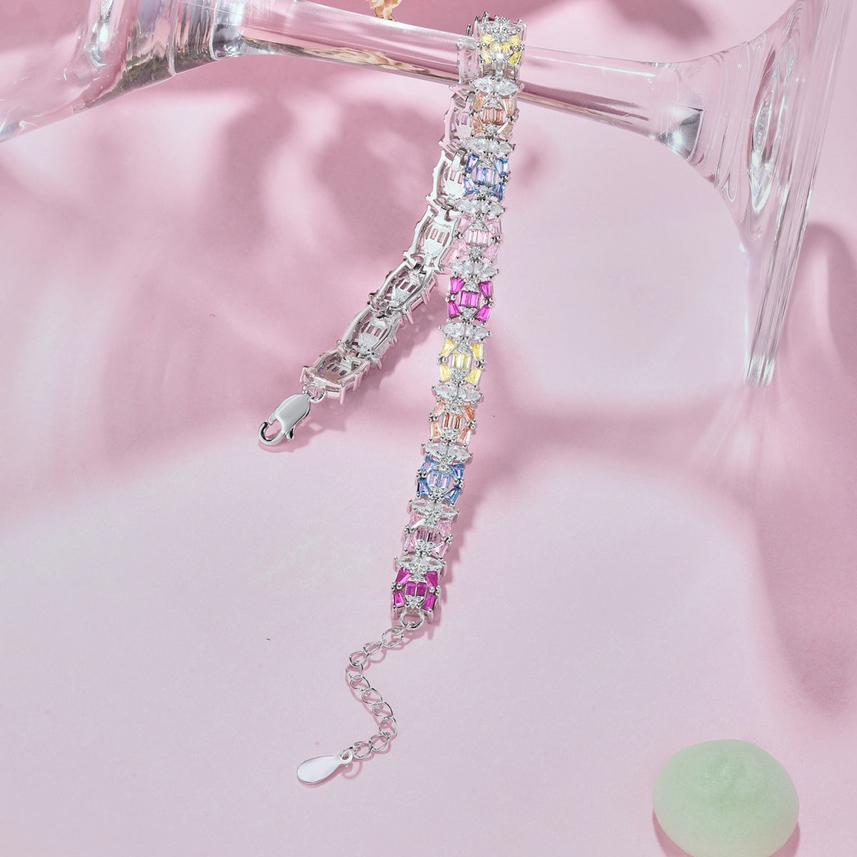 [Lumi Jewellery]Delicate Colorful Multi Cut Party Bracelet