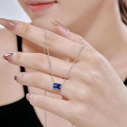 [Lumi Jewellery]Luxurious Square Shape Colorful Necalack