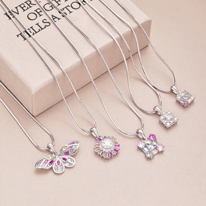 [Lumi Jewellery]Charming Flower Colorful Necklace