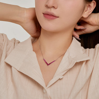 [Lumi Jewellery]Ornate Round Cut Necklace