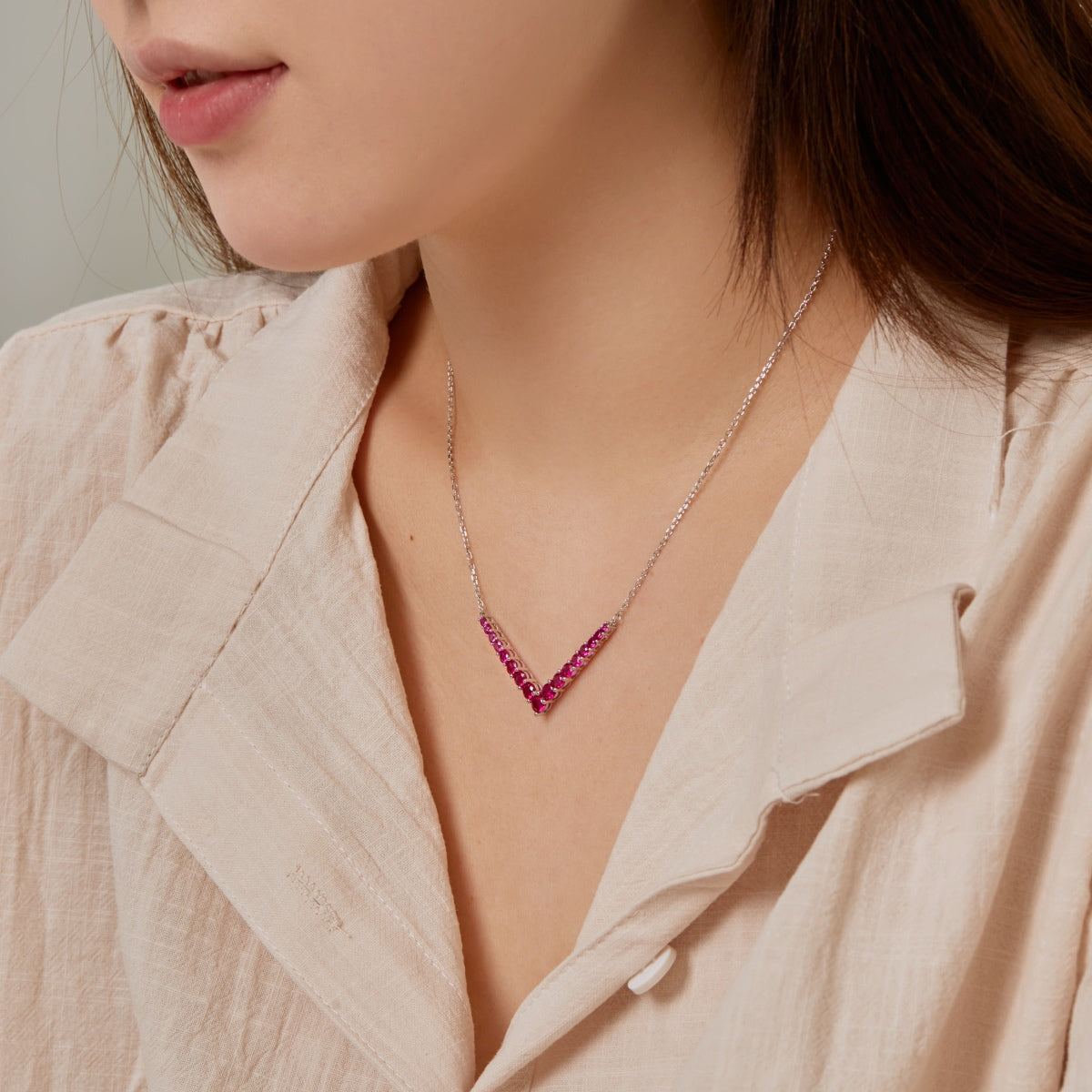 [Lumi Jewellery]Ornate Round Cut Necklace