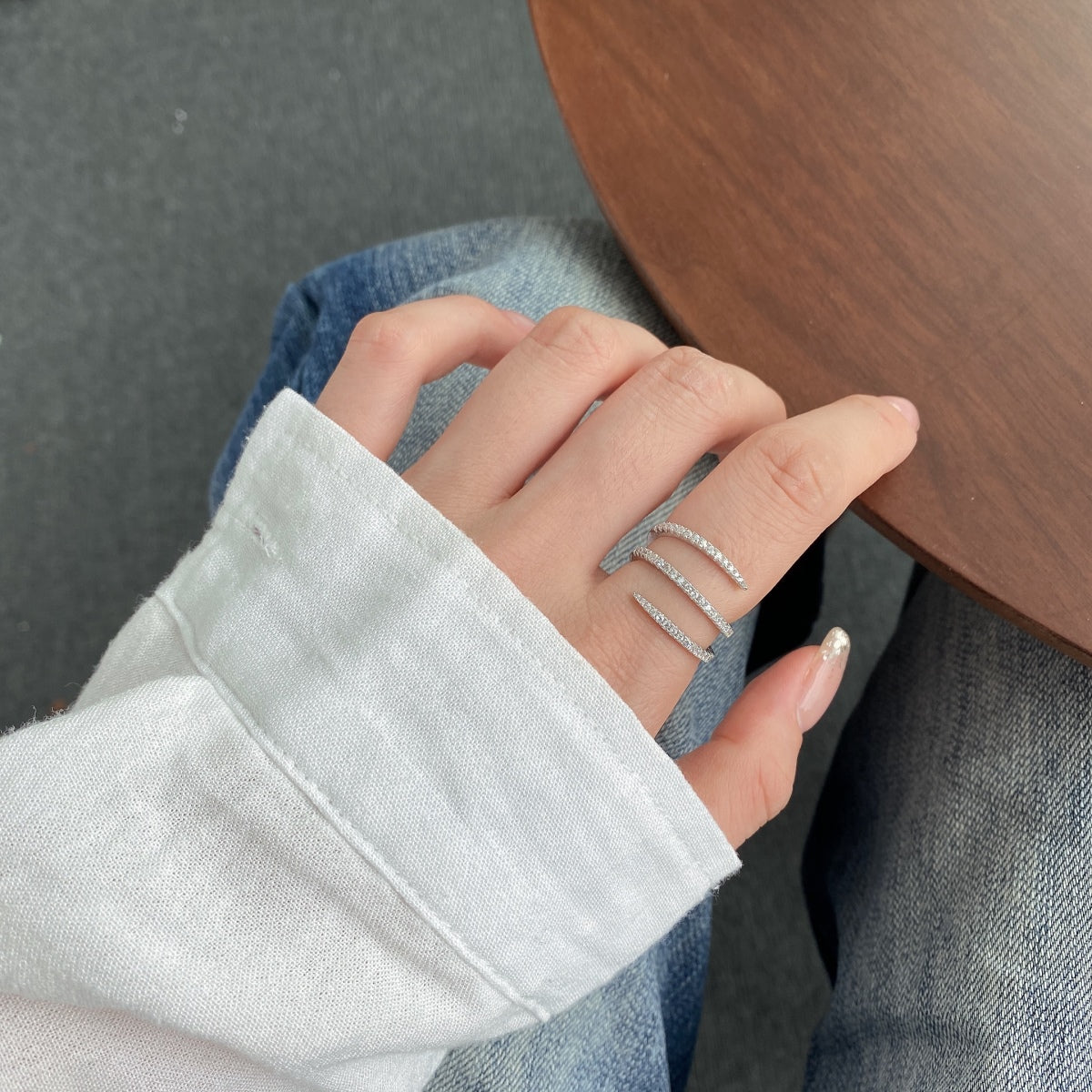 [Lumi Jewellery]Unique Vibrant Entangle Daily Ring