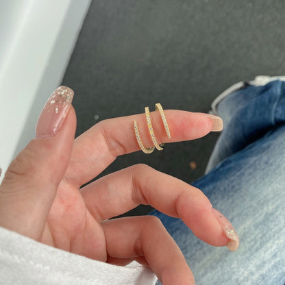 [Lumi Jewellery]Unique Vibrant Entangle Daily Ring