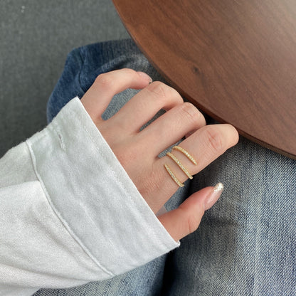 [Lumi Jewellery]Unique Vibrant Entangle Daily Ring