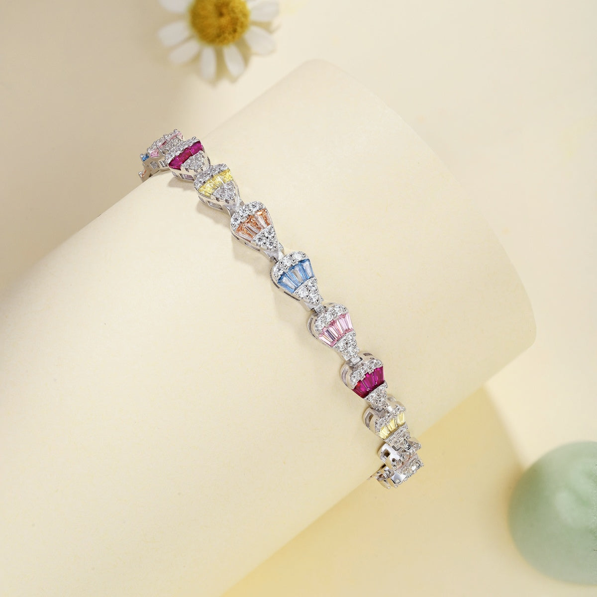 [Lumi Jewellery]Radiant Water Drop Shape Daily Bracelet