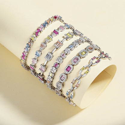 [Lumi Jewellery]Radiant Water Drop Shape Daily Bracelet