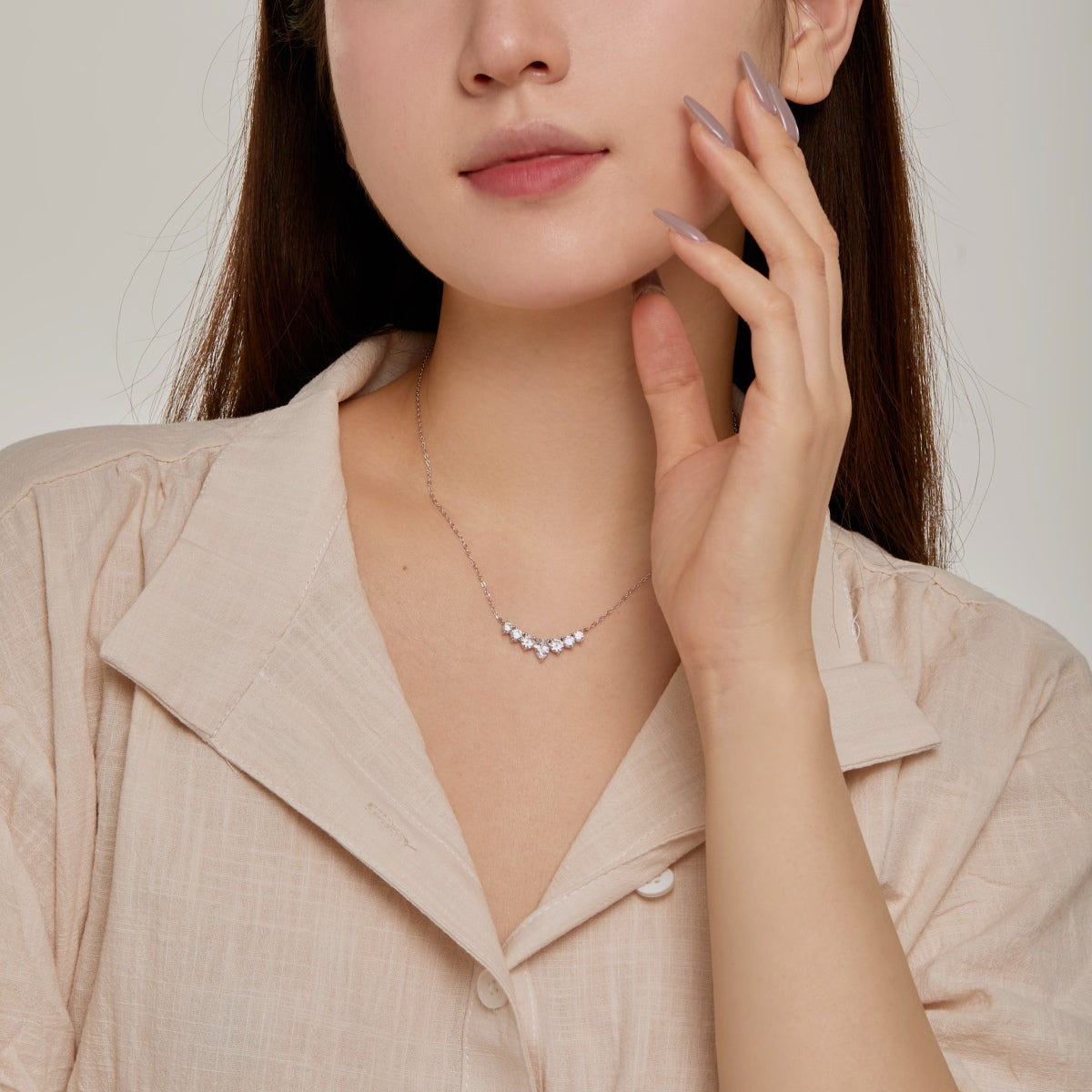 [Lumi Jewellery]Dainty Colorful Heart Necklace