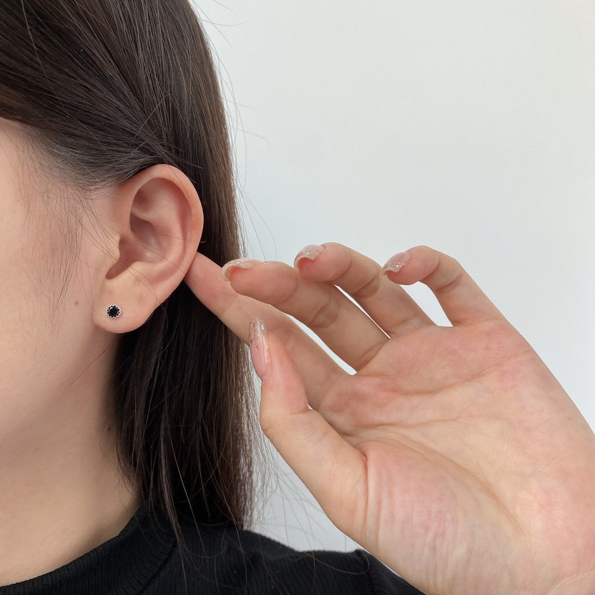 [Lumi Jewellery]Sparkling Colorful Round Shape Earrings