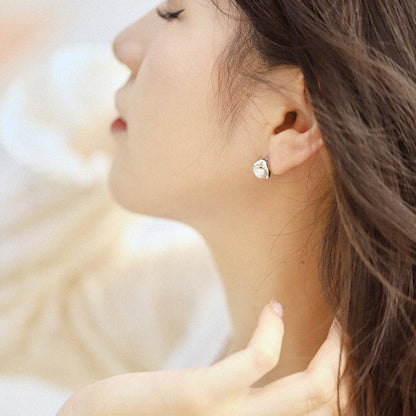[Lumi Jewellery]Dainty Bread Pearl Earrings
