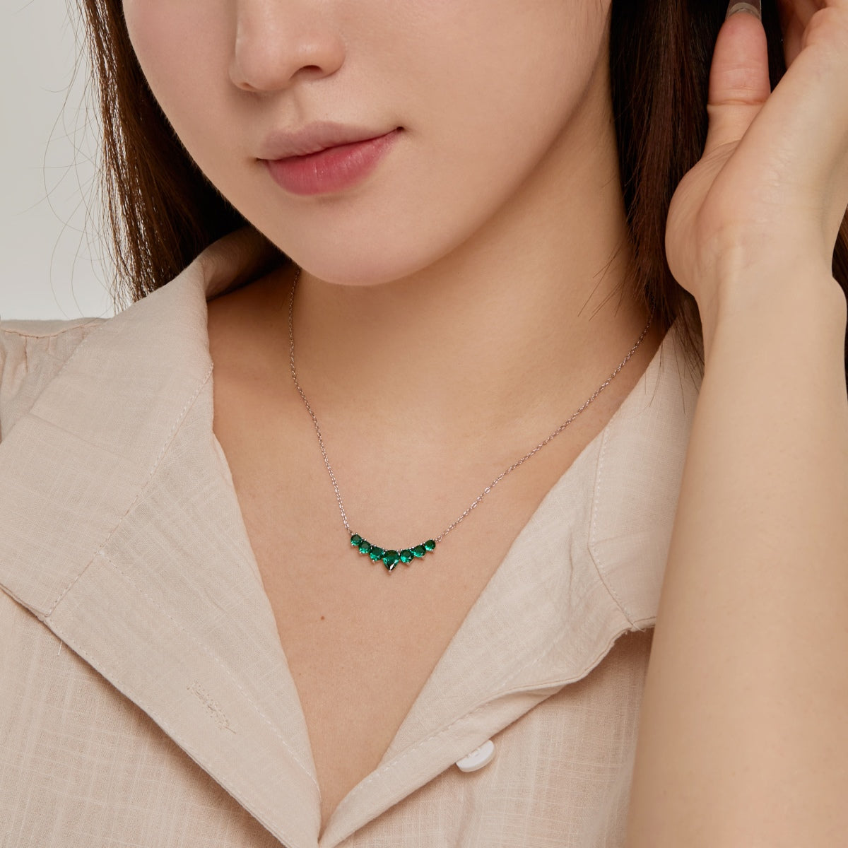 [Lumi Jewellery]Dainty Colorful Heart Necklace