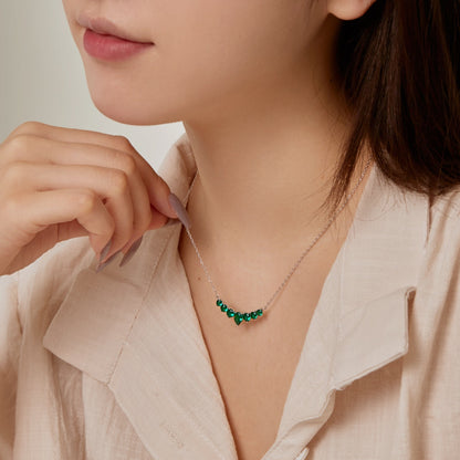 [Lumi Jewellery]Dainty Colorful Heart Necklace