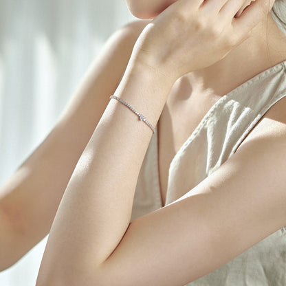 [Lumi Jewellery]0.5 Carat Elegant Romantic Heart Shape Lover Bracelet