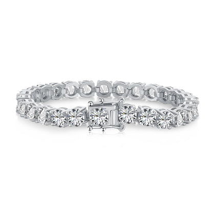 [Lumi Jewellery]0.75 Carat Dazzling Round Cut Wedding Bracelet