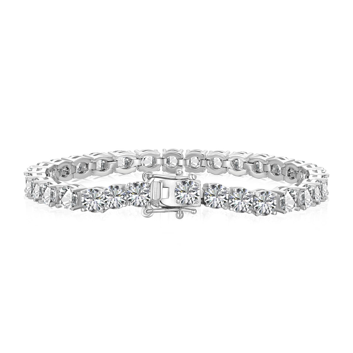 [Lumi Jewellery]Ornate Sparkling Round Cut Wedding Bracelet