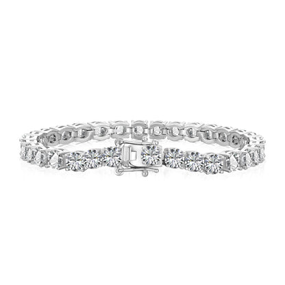 [Lumi Jewellery]Ornate Sparkling Round Cut Wedding Bracelet
