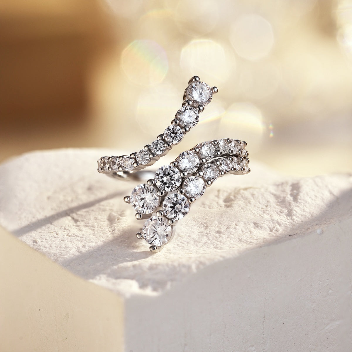 [Lumi Jewellery]Unique Vivid Snake Shape Daily Ring