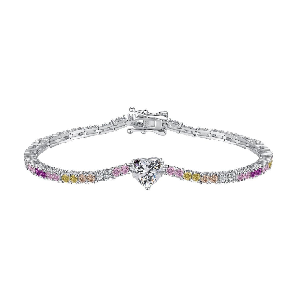 [Lumi Jewellery]Delicate Romantic Heart Shape Lover Bracelet