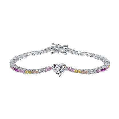[Lumi Jewellery]Delicate Romantic Heart Shape Lover Bracelet