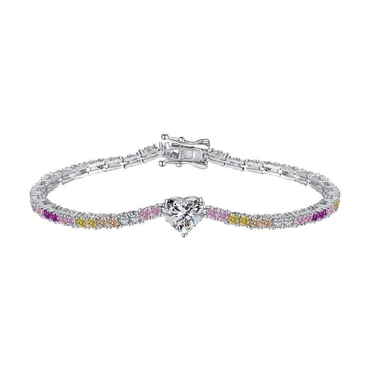 [Lumi Jewellery]Delicate Romantic Heart Shape Lover Bracelet