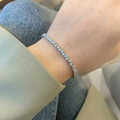 [Lumi Jewellery]Dazzling Romantic Heart Shape Lover Bracelet
