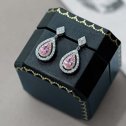 [Lumi Jewellery]Ornate Delicate Water Drop Shape Banquet Earrings