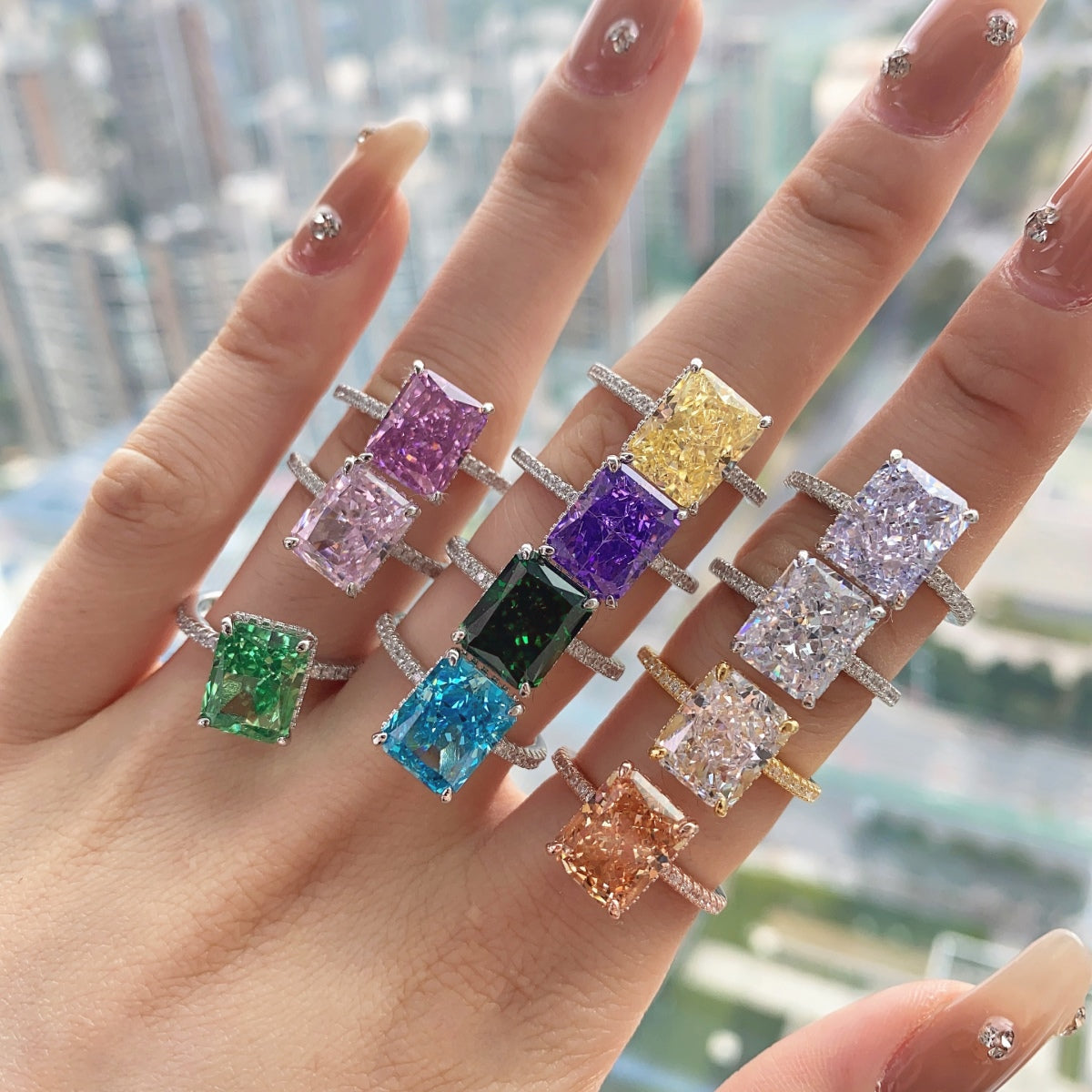 [Lumi Jewellery]4.0 Carat Luxurious Engagement Ring