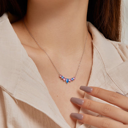 [Lumi Jewellery]Dainty Colorful Heart Necklace