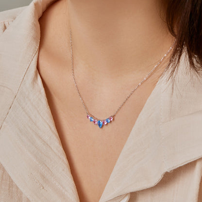 [Lumi Jewellery]Dainty Colorful Heart Necklace