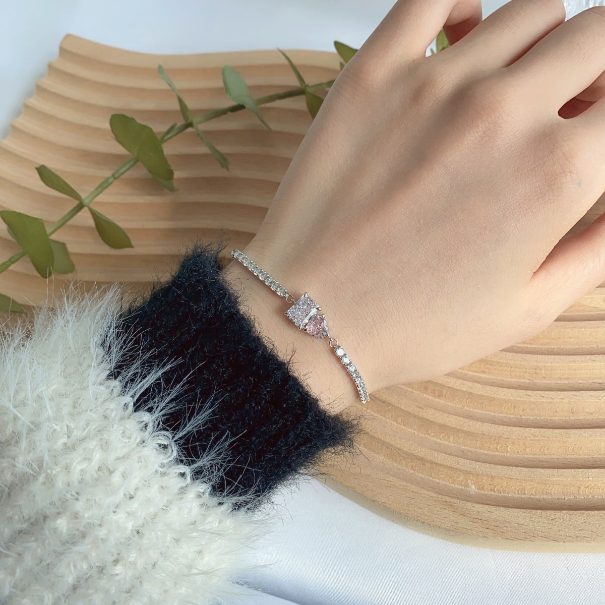 [Lumi Jewellery]Dazzling Unique Multi Shape Lover Bracelet