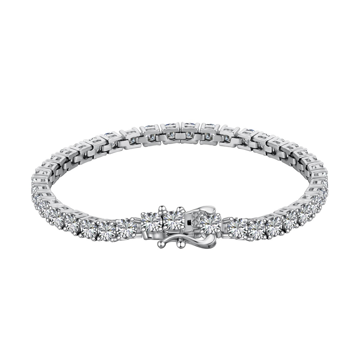 [Lumi Jewellery]Luxurious Ornate Round Cut Tennis Bracelet